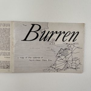 Frontis piece and card cover of The Burren Map by Tim Robinson.